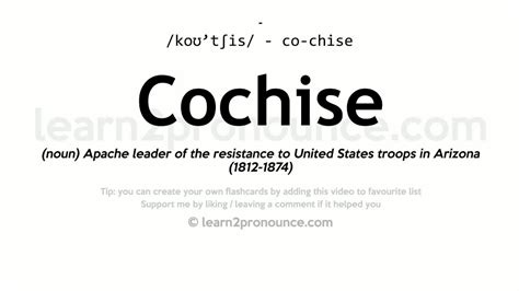 cochise definition.